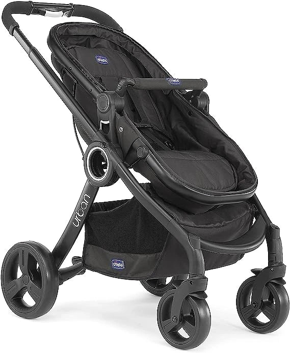 chicco black stroller Chicco "Urban Plus Crossover Stroller Black" – Taj Class