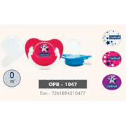 Optimal Orthodontic Pacifier 0+ Blue 'Pink 'Purple 'White