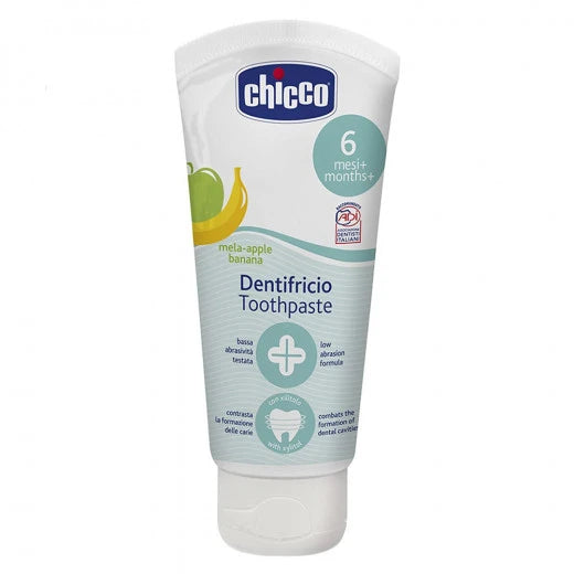 Chicco "Toothpaste Apple-Banana 50 Ml 6M+ Without Fluoride"