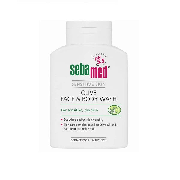 Sebamed Olive Face & Body Wash For Sensitive And Dry Skin 200ml