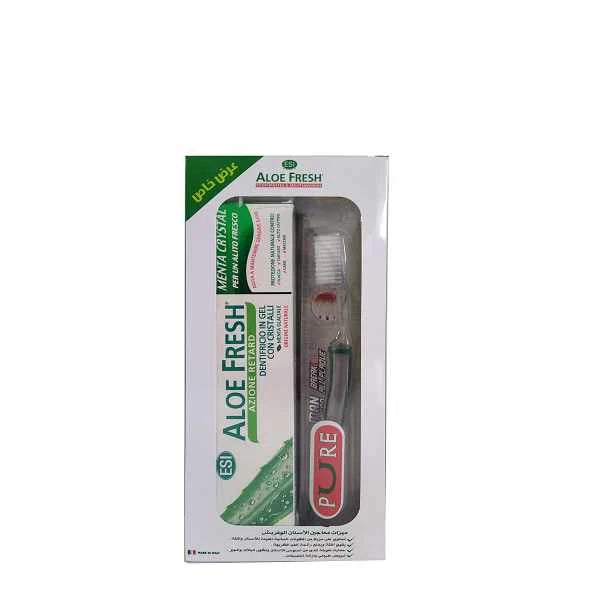 ESI Aloe Fresh Menta Crystal Gel Toothpaste Offer (Menta Crystal100ml+ –  Taj Class