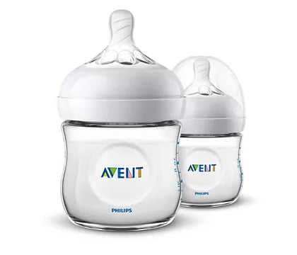 Philips Avent Natural Bottle 2 Pack, 125 ml