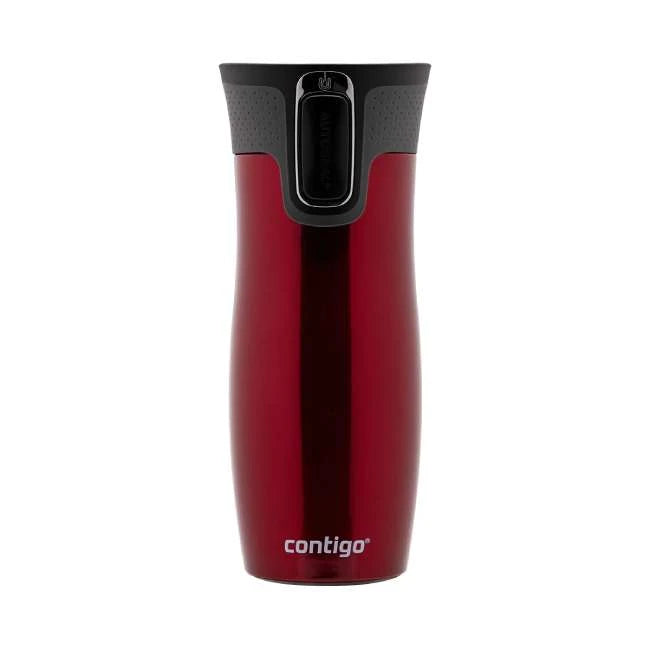 Contigo Autoseal West Loop Vacuum Insulated Stainless Steel Travel Mug 470 ml, Red