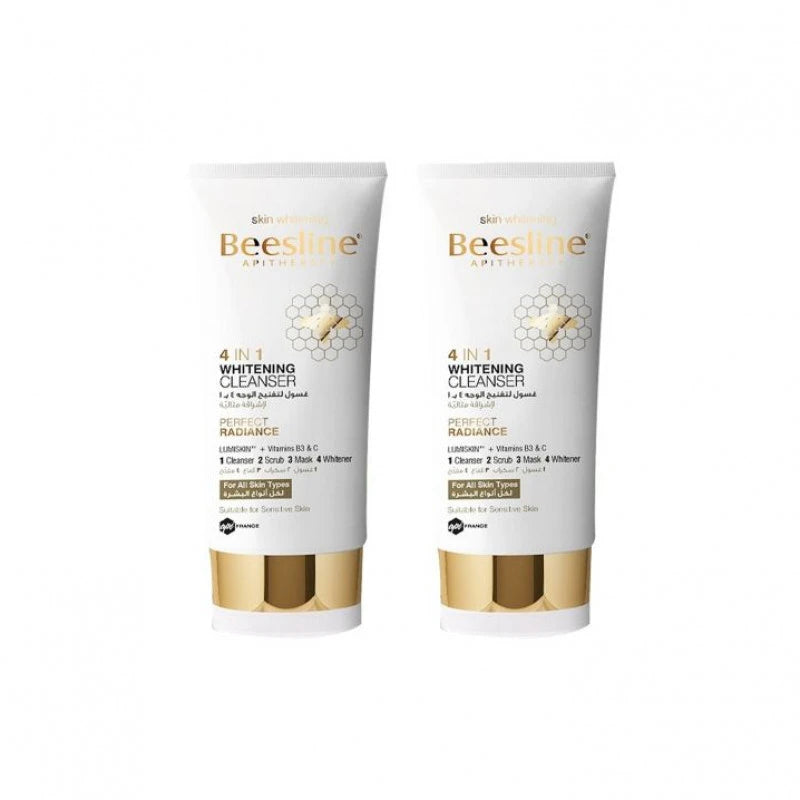Beesline 4 In 1 Whitening Cleanser 150ml +1 Pack for Free