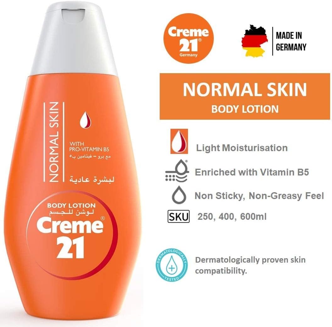 Creme 21 Body Lotion for Normal Skin 400ml