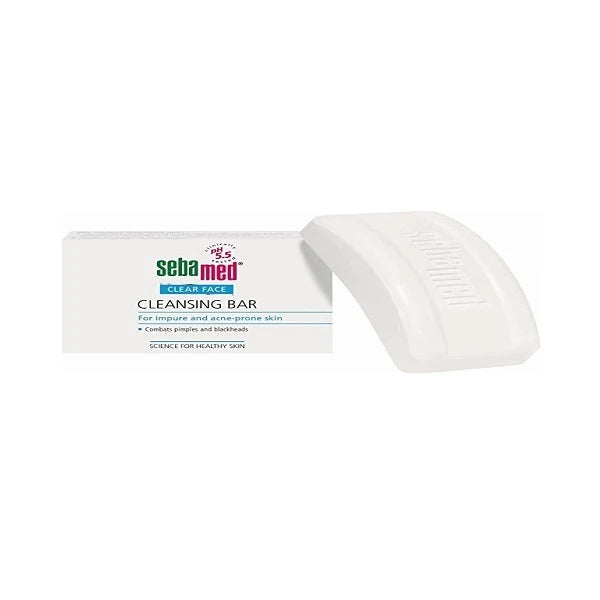 Sebamed Clear Face Cleansing Bar For Impure And Acne Prone Skin 100g