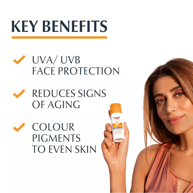 Eucerin Sun Protection Photoaging Control CC Sun Medium Tinted Cream SPF 50+ 50ml