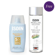 Isdin Fusion Water Spf50+ 50ml & Free Micellar Water 100ml Offer