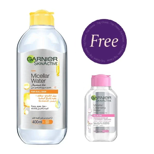 Garnier Micellar Brightening Cleanser Water Vitamin C 400ML + 100ml Free