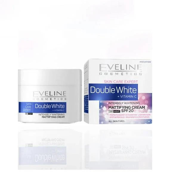 Eveline Double White + Vitamin C Mattifying Cream 20spf