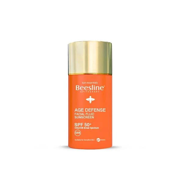 Beesline Age Defense Facial Fluid Sunscreen Spf 50+