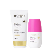 Beesline Whitening Roll-On  48hr Cotton Candy + 4in1 Whitening Cleanser 150ml