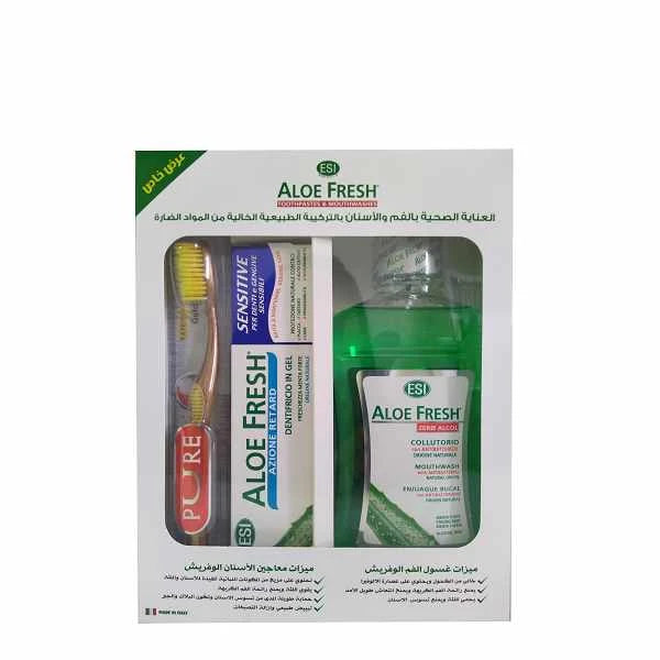 ESI Aloe Fresh Sensitive Gel Toothpaste Offer (sensitive 100ml+mouth W –  Taj Class