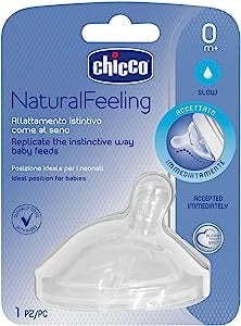 Chicco Natural Feeling Teat 0M+ Regular Flow 1 Pc