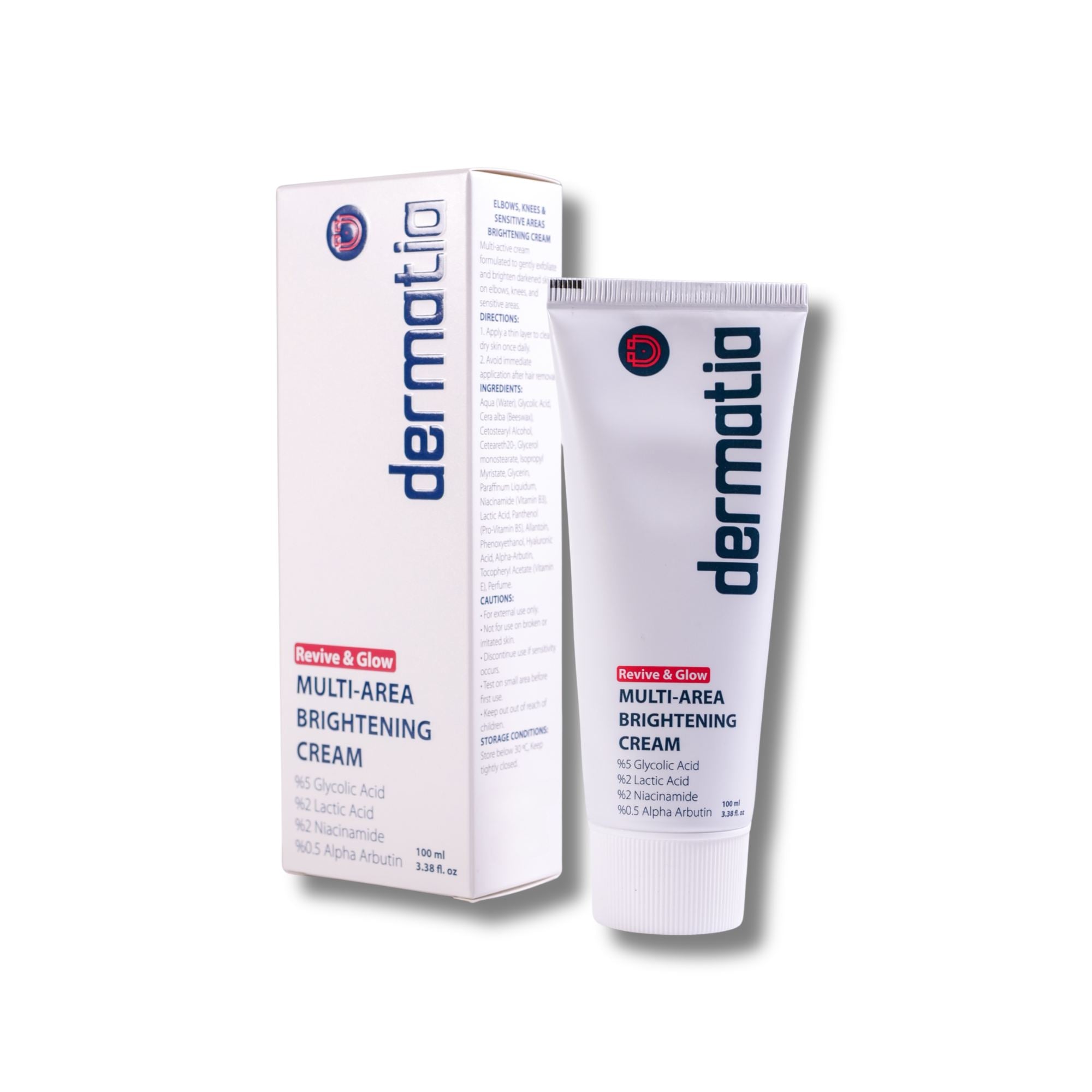 dermatia Revive & Glow Multi Area Brightening Cream 100ml