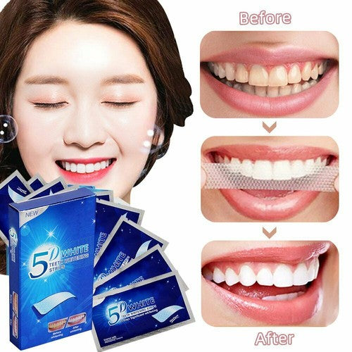 5D White Teeth Whitening Strips