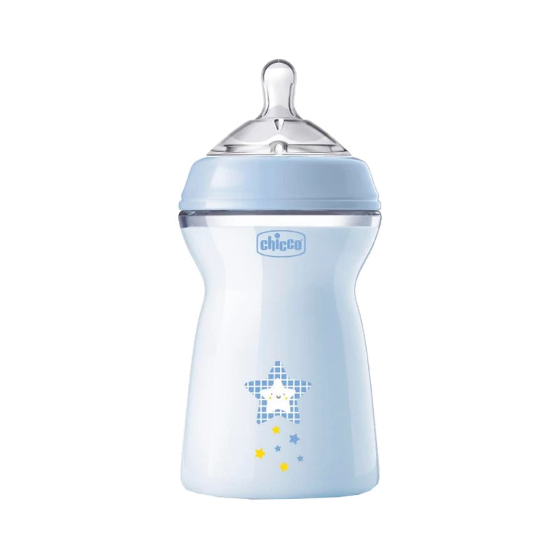 Chicco Natural Feeling Bottle, Pink Color, 330 Ml