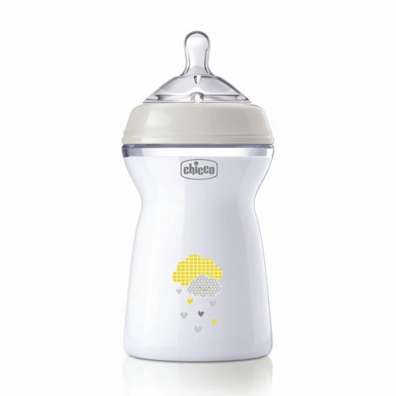 Chicco Natural Feeling Bottle, Pink Color, 330 Ml
