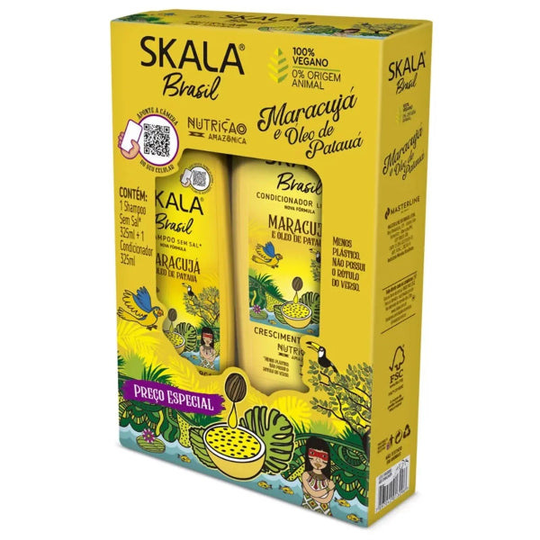 Skala Maracuja E Oleo Kit Shampoo & Conditioner 325Ml