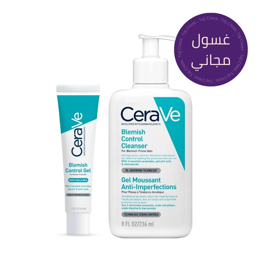 Cerave Blemish Control Gel 40ml & Free Blemish Control Cleanser 236ml