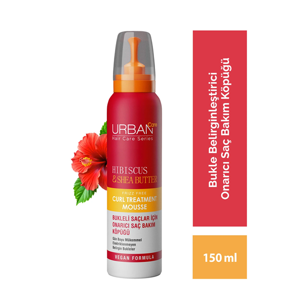 Urban Care Hibiscus & Shea Butter Curl Treatment Mousse 150ml