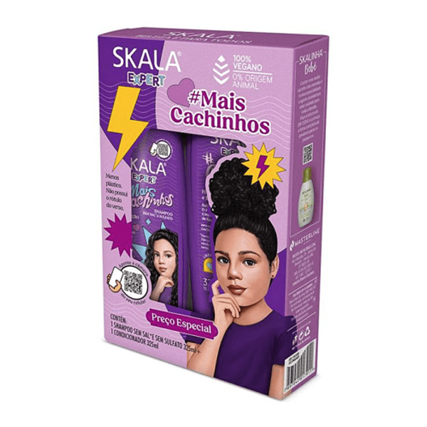 SKALA Mais Cachinhos Kids Shampoo & Conditioner Kit