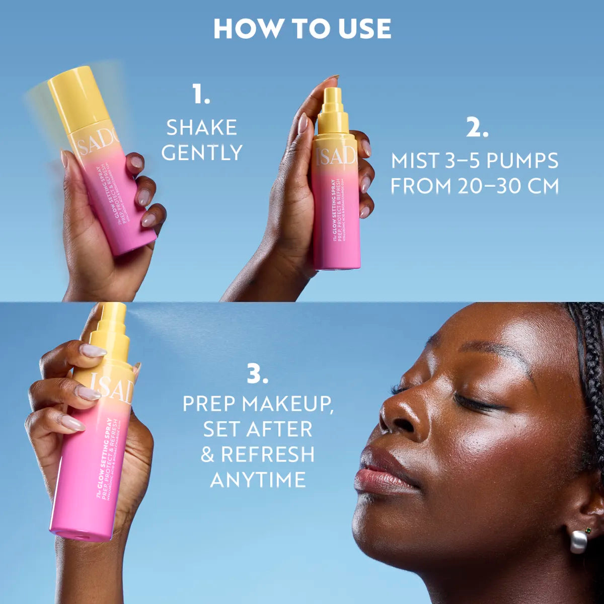 isadora The Glow Setting Spray