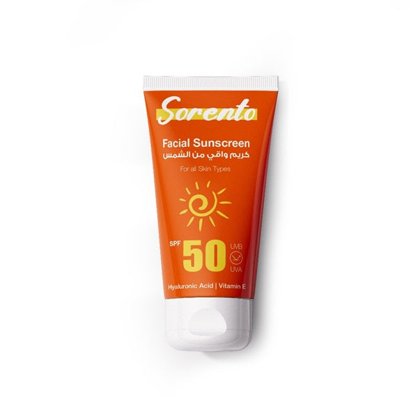 Sorento Facial Sunscreen 50 Spf For All Skin Types 50ml