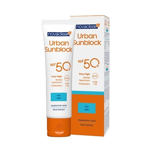 Novaclear Urban Sunblock Face Cream SPF 50+ Dry Skin Combination Skin 40 ML