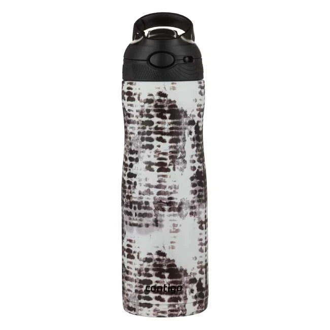Contigo Autospout Ashland Couture Chill - Vacuum Insulated Stainless Steel Water Bottle, 590 ml, Snake Skin