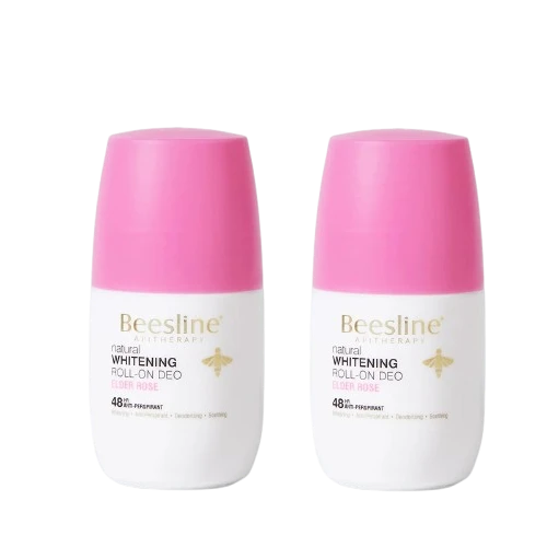 Beesline Natural Whitening Roll on Deodorant Elder Rose 48Hr  Offer