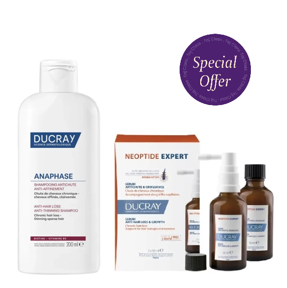 Ducray Neoptide Expert for Male and Female 2x50ml And Anaphase + Ducray Anaphase Plus Shampoo 200ML Free