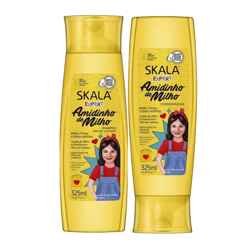 SKALA Amidinho De Milho Kids Shampoo & Conditioner Kit
