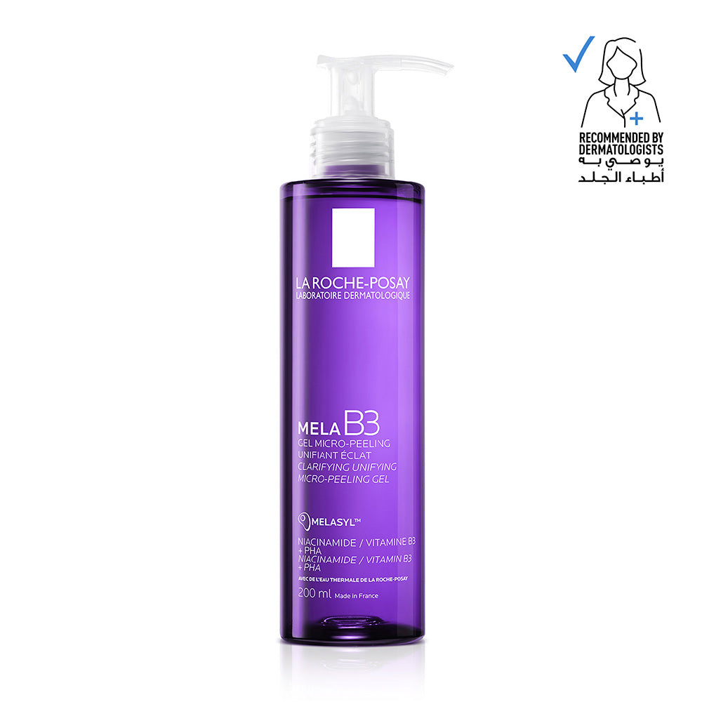 La Roche Posay Mela B3 Gel Cleanser 200ml + Free Bag