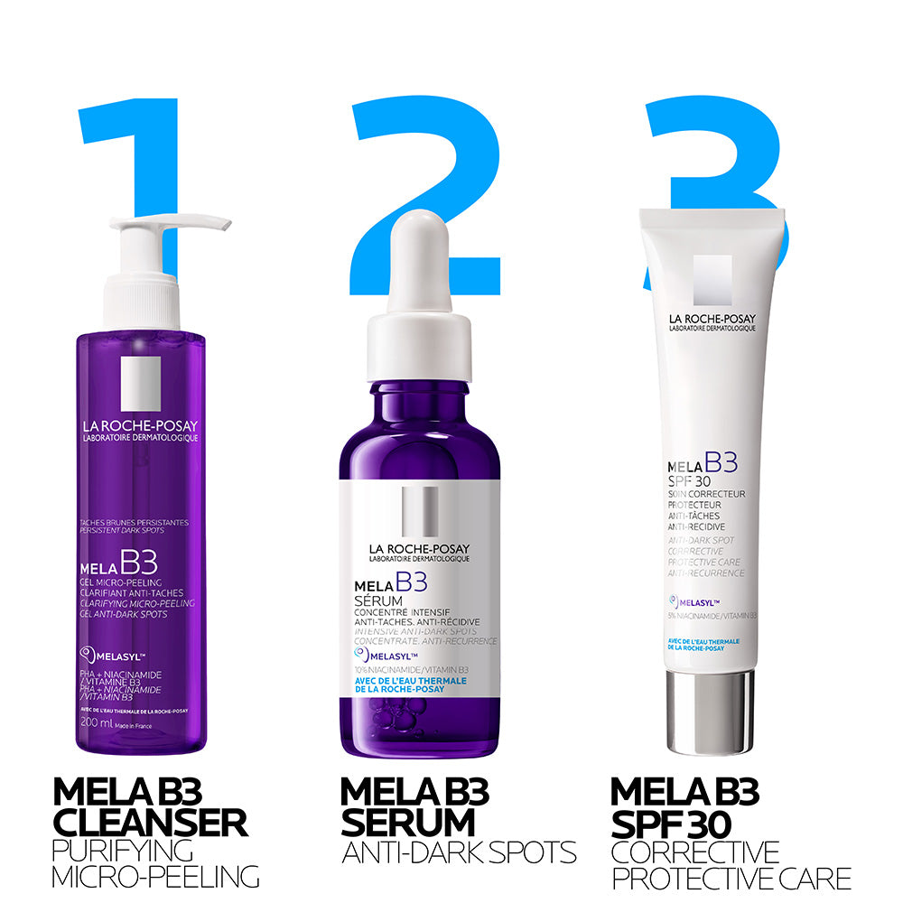 La Roche Posay Mela B3 Gel Cleanser 200ml + Free Bag