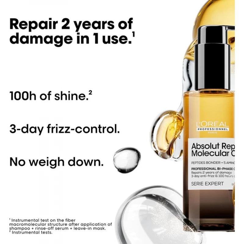 L'Oréal Professional Absolut Repair Molecular Bi-Phase Oil 90ml