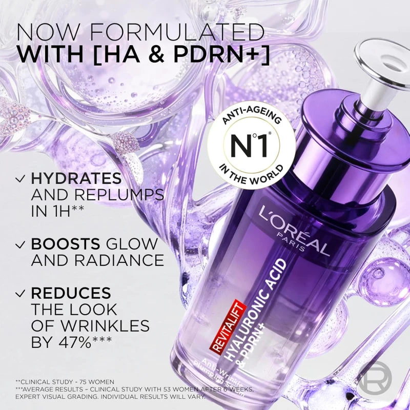 L'Oreal Paris Hyaluron Expert Replumping Face Serum With 1.5%  Hyaluronic Acid, 30ml