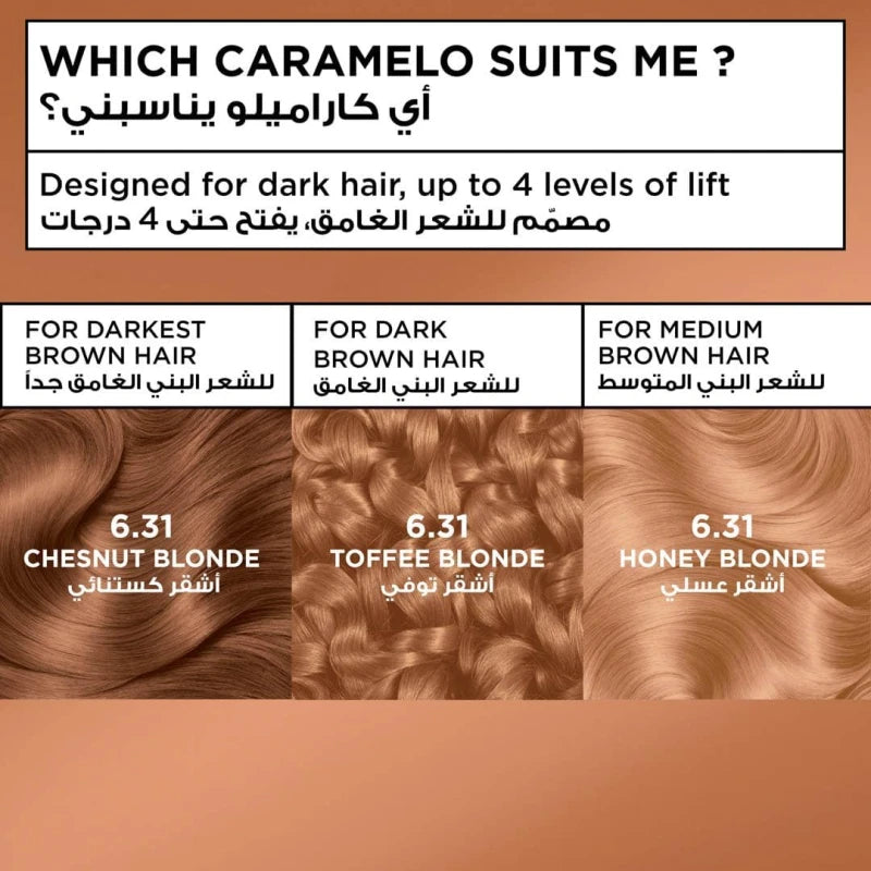 Garnier Color Naturals Carmelo Blond For Dark Bases