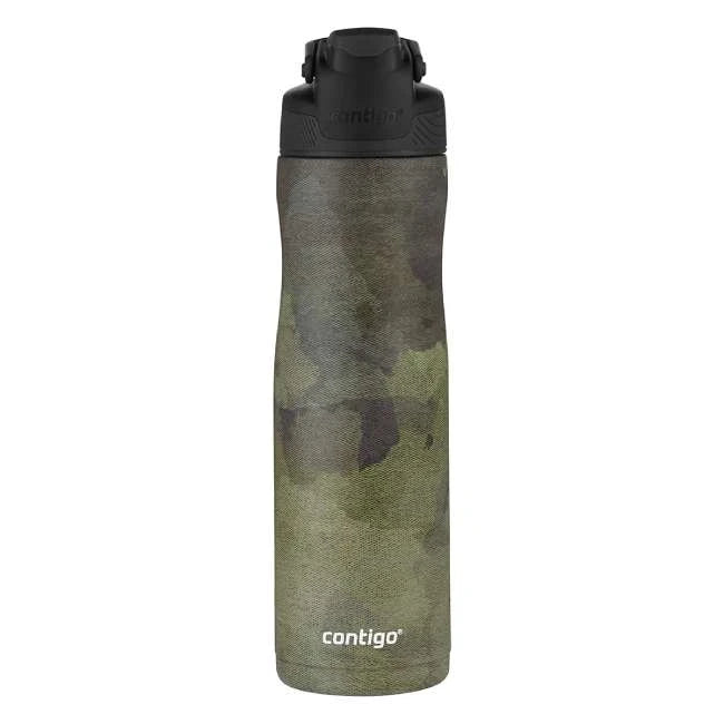 Contigo Autoseal Couture Chill - Vacuum Insulated Stainless Steel Water Bottle 720 ml, Textured Camo