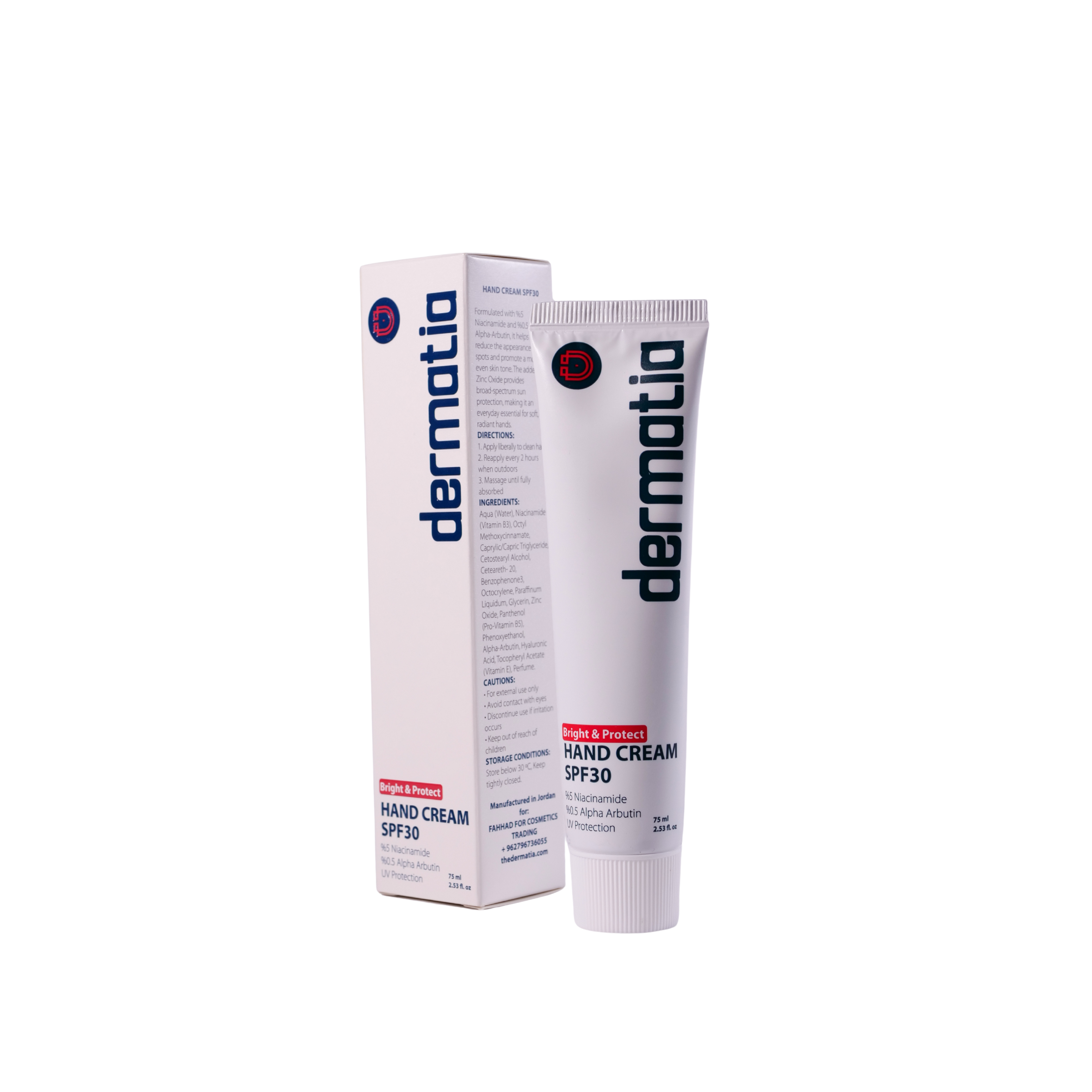 dermatia Bright & Protect Hand Cream SPF30 75ml