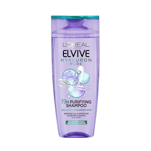 Loreal Paris Elvive Hyaluron Pure Purifying Shampoo for Oily Hair 200ML