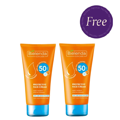 Bielenda Sun Care Face Cream High Protection SPF 50 50ml Buy 1 Get 1 Free