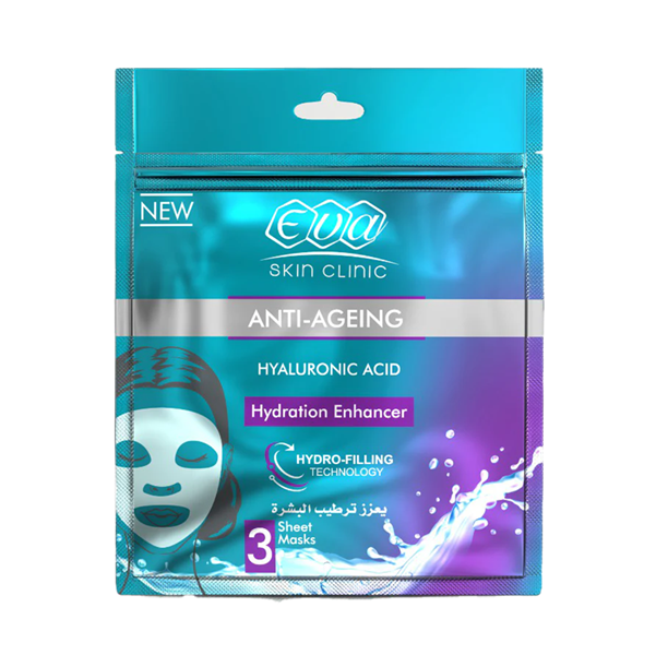 Eva Skin Sheets Hyaluronic Acid 3 Sheets