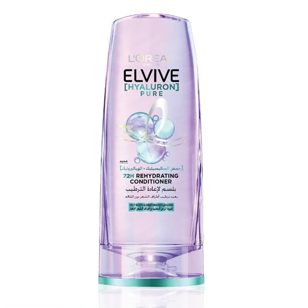 Loreal Paris Elvive Hyaluron Pure Purifying Conditioner for Oily Hair 200ML
