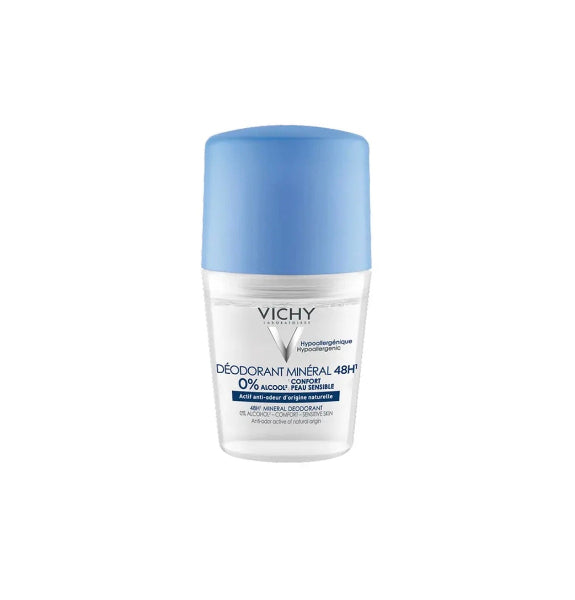 Vichy Mineral Derodrant 48h Aluminium Salt Free Roll On 50ml