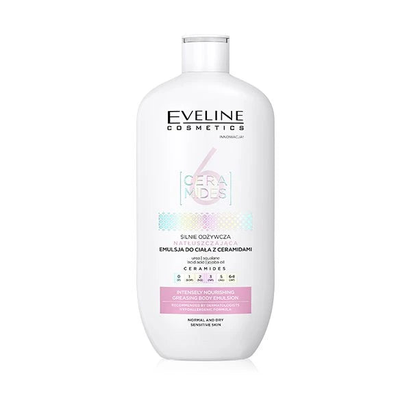 Eveline 6 Ceramides Strongly nourishing oil body lotion - 350ML