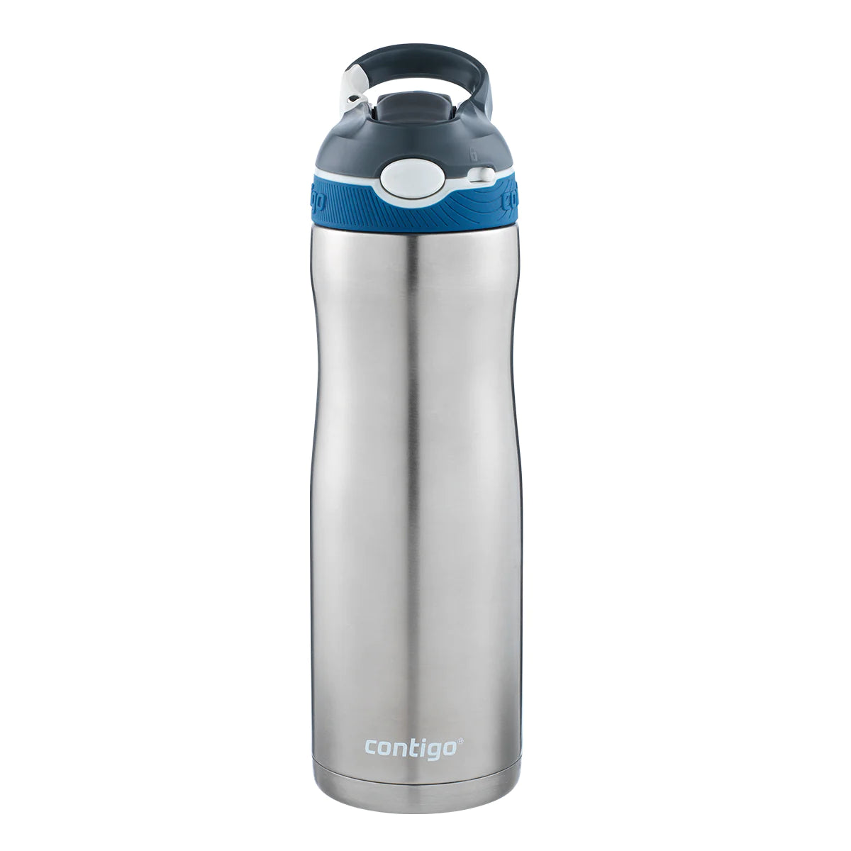 Contigo Autospout Ashland Chill - Vacuum Insulated Stainless Steel Water Bottle 590 ml, Monaco