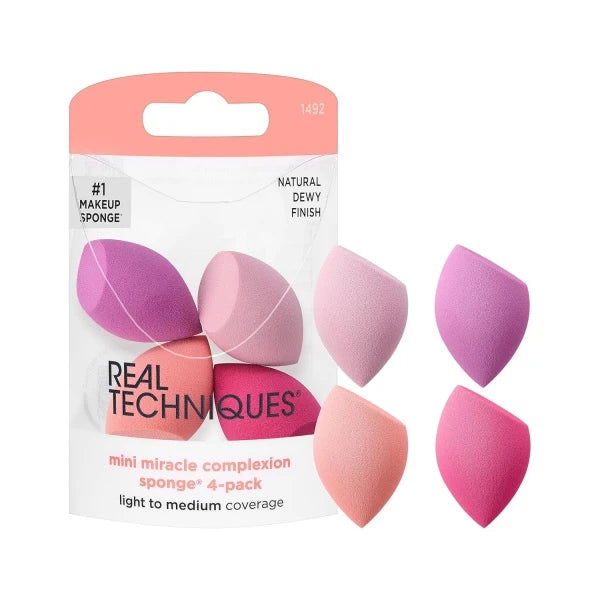 Real Techniques 4 Mini Miracle Sponges 01492