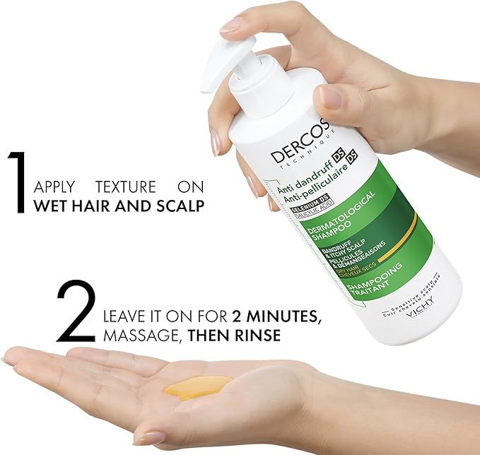 Vichy Dercos Anti Dandruff Shampoo for Dry hair 390ml