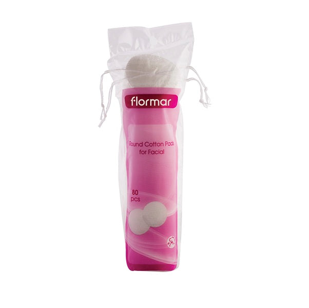 Flormar Round Cotton Pads For Facial 80PCS